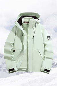 户外连帽男女新款三合一防风防水登山服石墨烯保暖外套H6188-P90图片