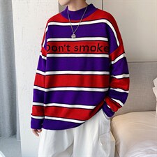 2024秋冬新款毛衣男韩版时尚休闲圆领针织衫A161-M2038-P48，男装针织衫/毛衣，电商A161-2