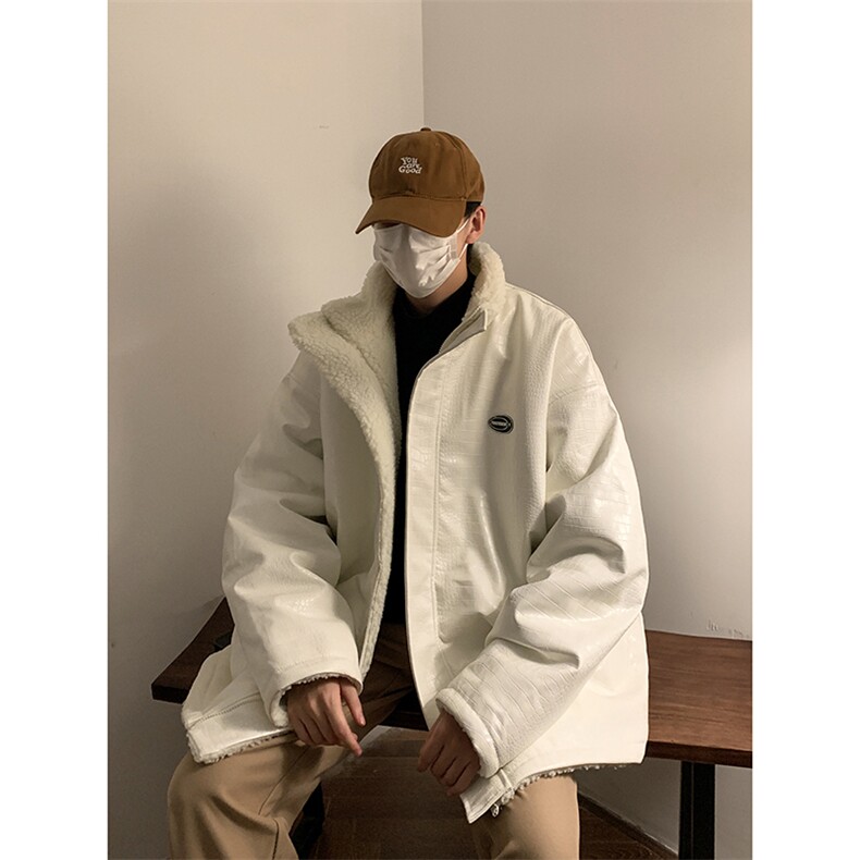 双面穿羊羔毛棉服加厚 W1856 P148 控178图片