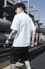 短袖套装2021新款休闲丅体恤衣服男装潮牌潮流夏装t恤男TZ202-P38，男装套装，星座217-4