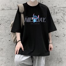 HT73173-P22华夫格t恤男短袖男大码五分袖大皂风，男装T恤，电商A040