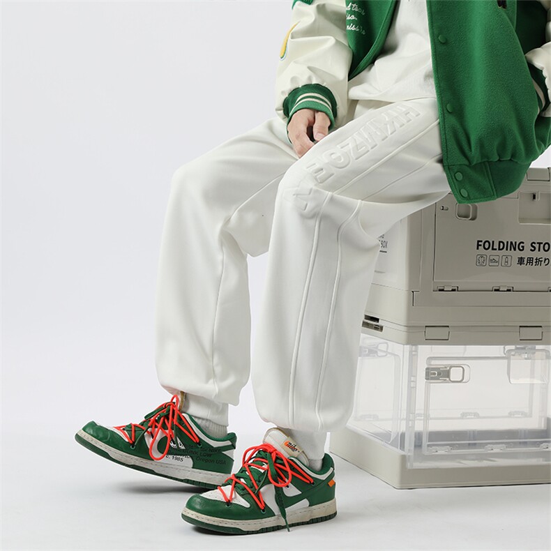 2026冬季新款加绒加厚款束脚运动卫裤潮XZ102A-2-K2217-P60,男装休闲裤,星座211-1