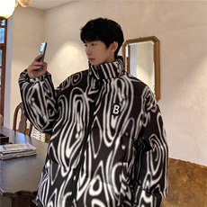 特P50港风星空情侣装男装棉衣宽松棉服冬装加厚外套MY265，男装棉衣，电商B370