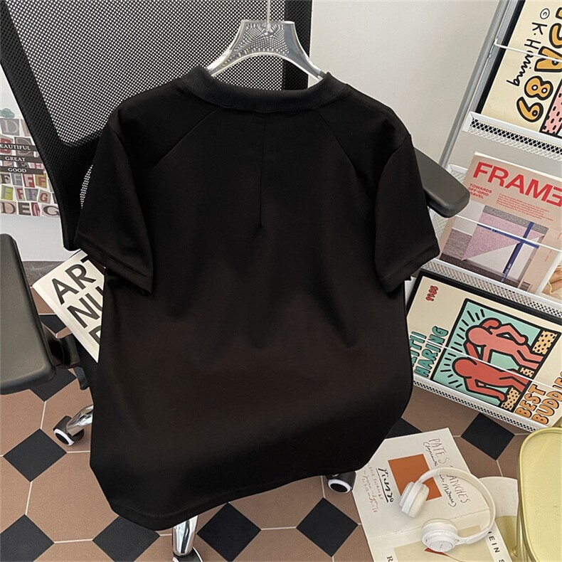 美式夏季潮牌简单t恤男款圆领短袖小众半袖宽松上衣T0183-P35,男装T恤,星座308B-1