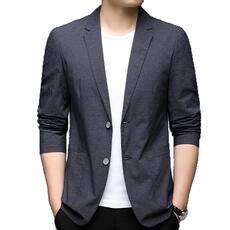 春秋款男士休闲单西西服外套商务西装外套，男装西服套装，钱塘207-1