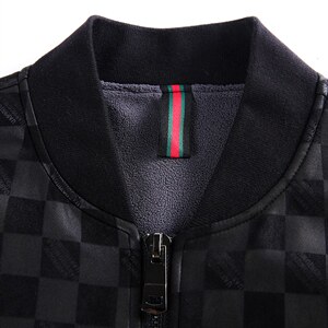 秋冬季外套2023新款潮流休闲厚款夹克秋装中年外套ZL10918-P150,男装夹克,电商B212（原钱塘6029）