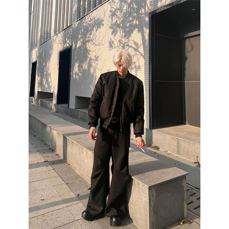 【有货】内衬红色飞行夹克外套棒球服JK507特P67,男装夹克,星座908-1