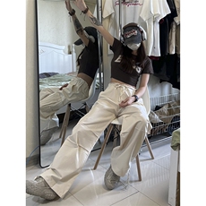 B221美式ins街头hiphop宽松工装休闲裤子LK23122-P65控88，男装休闲裤，电商B221