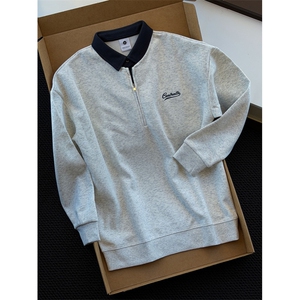 现货假两件polo领卫衣加厚款 N6615-P75图片