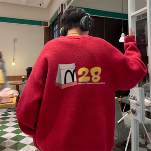 高质量！秋冬季半高领毛衣男士加绒加厚线衣男针织衫男MY180-P45图片
