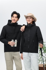 2025秋冬百搭时尚简约轻量连帽软壳衣，女装短外套，衫都服饰
