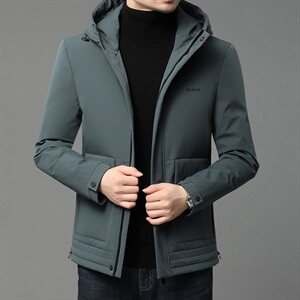 B20023钱塘2020-1冬季男士连帽羽绒服高端90白鸭绒P245图片