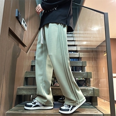 春款港风休闲裤宽松运动裤拖地裤束脚裤男KP789P45，男装休闲裤，星座1204-3