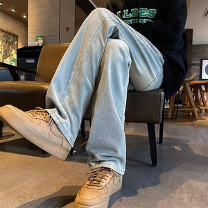 美式高街牛仔裤男 简约显高休闲裤G1804/P45图片