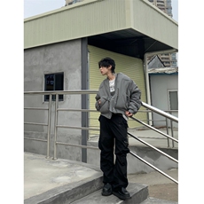 现货自制款高质量美式高街bomer外套设计感夹克，男装夹克，星座910A