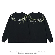 [003]刺绣花卉圆领卫衣男女新款宽松套头上衣A079-WP25-P30，男装卫衣，电商A079
