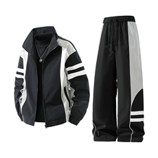 2025秋季新款现货情侣冲锋衣套装男户外登山服DSA157B-TZ573-P110，男装休闲套装，电商A157B