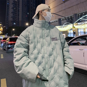 F99-P95 韩系温柔宽松羽绒棉服男2024新款冬季加厚潮牌面包服图片