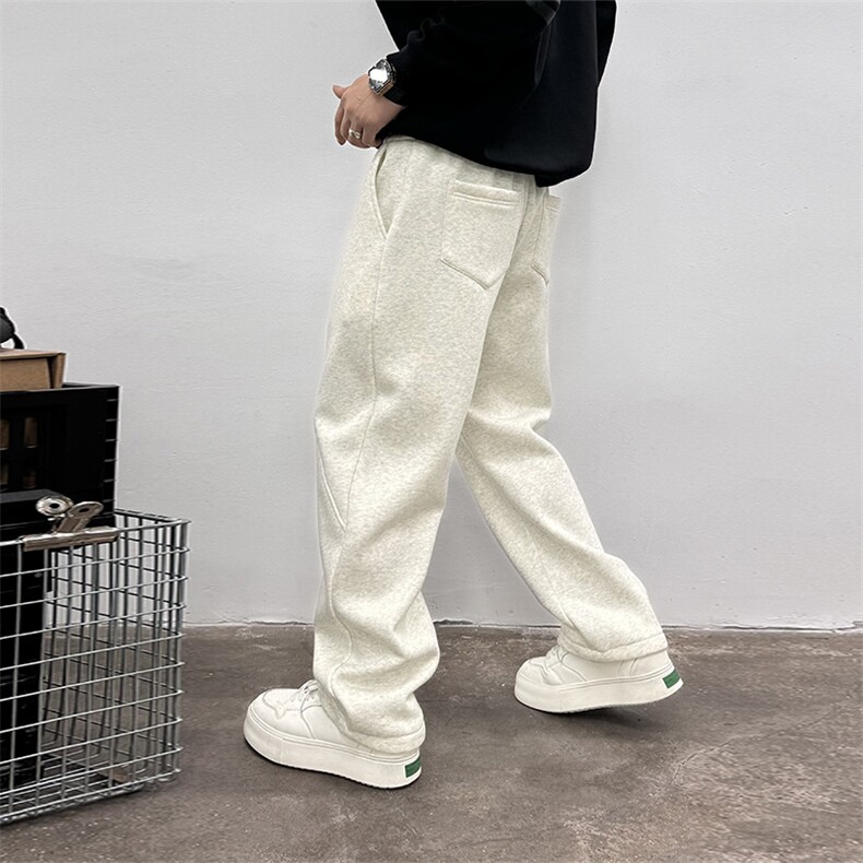 2025冬季加绒休闲卫裤高品质男士运动裤子9360P95,男装休闲裤,电商B332-1