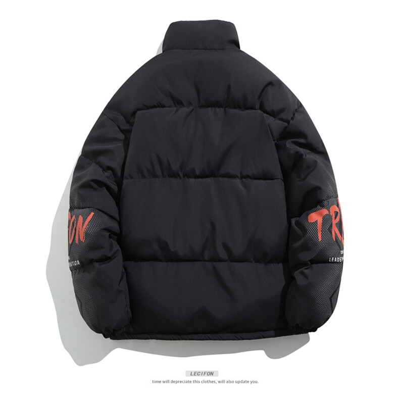 新款棉衣女加绒立领印花棉服外套面包服棉袄3350-P80控118,男装棉衣,星座207