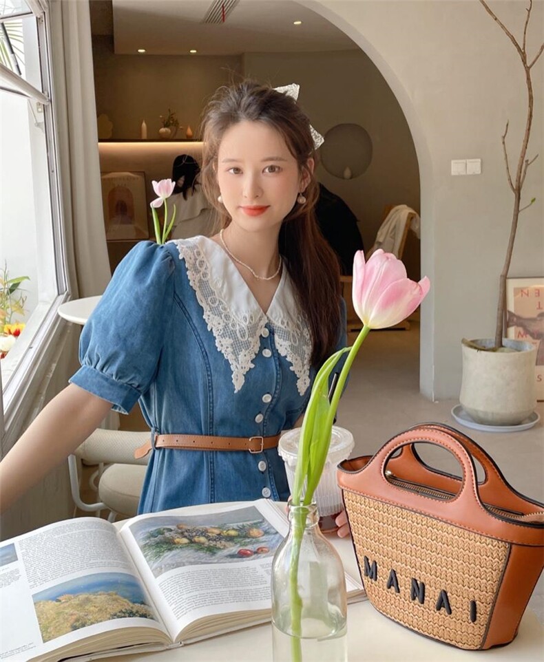 牛仔连衣裙系列，女装连衣裙，Ee·G