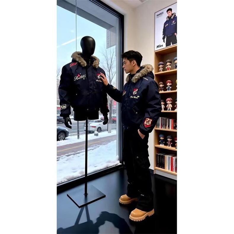 现货1千件DMF502-特批80直播品质特厚棉衣图片