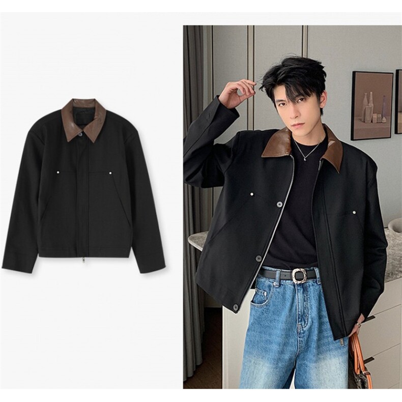 现货JY167-P70美式痞帅cleanfit巴恩风工装短款棒球服网图,男装夹克,星座1501-3