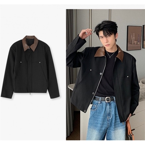 现货JY167-P70美式痞帅cleanfit巴恩风工装短款棒球服网图