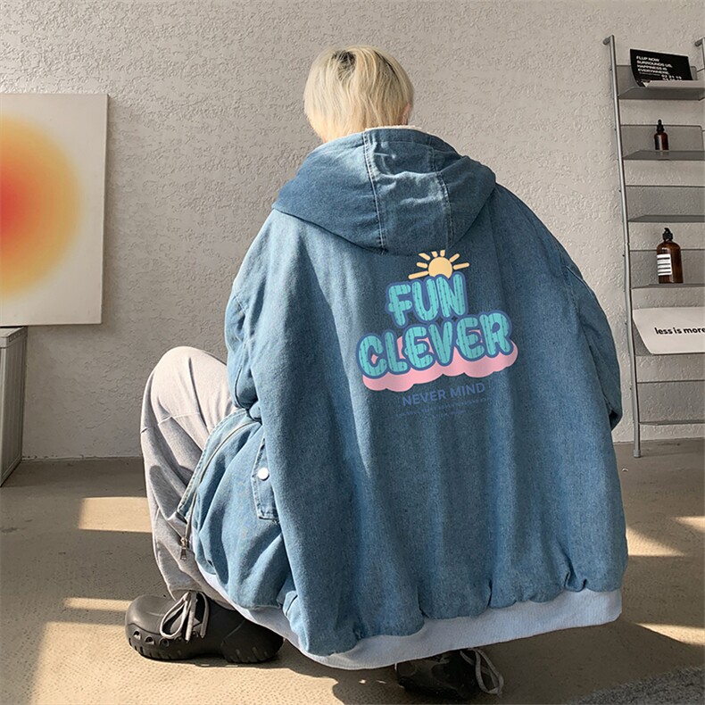 控价158牛仔棉衣男大码加绒羊羔绒牛仔棉服男棉袄NM53377-P140,男装棉衣,电商A040
