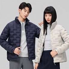 新款90绒子轻薄情侣装羽绒服秋冬男女款立领轻薄羽绒服外套，男装羽绒服，钱塘723