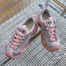 发泡底老爹鞋女2024夏季新款厚底百搭运动鞋女休闲增高鞋时尚女鞋，女鞋休闲鞋，电商A223