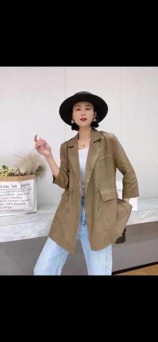 【现货】夏季新款韩版麻料外套，女装，雅克赛奇