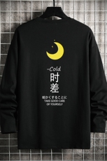 TX3047-P25加绒款-P35纯长袖t恤男大码圆领打底衫体恤网格，男装T恤，电商A040A