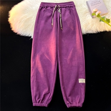 8XL-M痞帅脏脏束脚休闲卫裤男春季大码裤子KZ022特价P40，男装休闲裤，电商B312