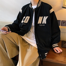 2026秋冬新款棒球服灯芯绒飞行员夹克外套男JK911-P80-控118，男装夹克，电商A021