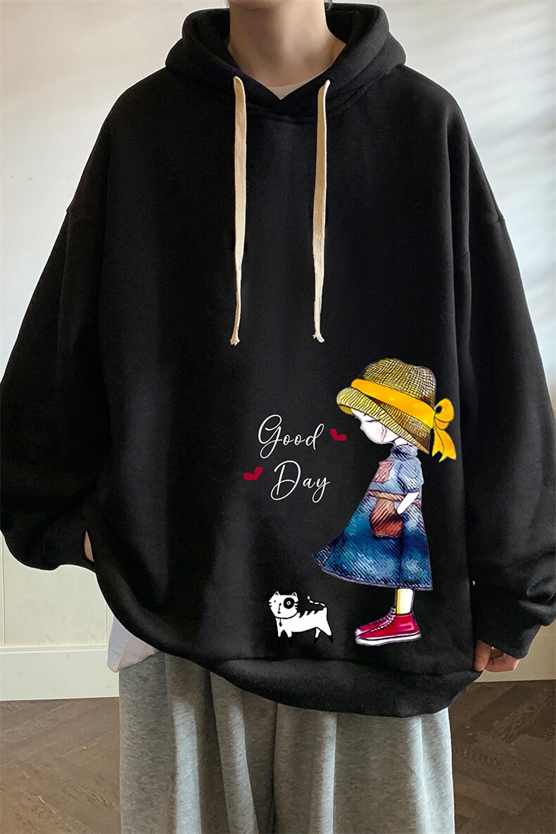连帽卫衣男大码胖子帽衫大号运动服WY2415-P35,男装卫衣,电商A040