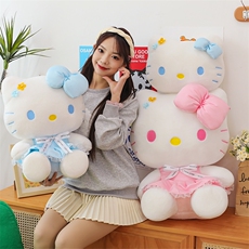 美思尼毛绒玩具 花朵凯特猫公仔