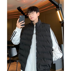 羽绒棉服马甲男宽松秋冬季外穿无袖坎肩背心保暖外套马夹MJ801，男装背心/马甲，星座1116A-1（原606A）