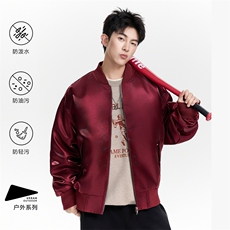 得物二开PU皮衣秋冬季美式工装翻领潮流休闲复古JK1230-P88，男装皮衣，星座1103-3