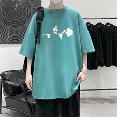 230g重磅纯棉短袖t恤男大码半袖半截袖DX17360-P20，男装T恤，电商A040