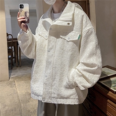 小香风美式牛仔夹克男宽松大皂风百搭工装外套JK8740P125控168，男装夹克，星座226-1