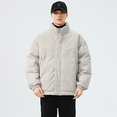 现货美式高街休闲夹克冬季立领纯色三防户外工装加厚棉服外套，男装夹克，电商A486
