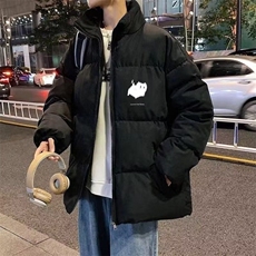 加厚棉衣男女冬潮流潮棉服休闲情侣款oversize棉袄外套男M224P60，男装棉衣，星座1013-5