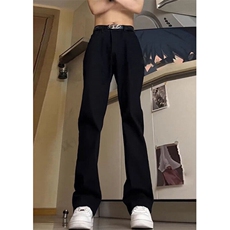 直筒垂感牛仔裤男款春夏vibe裤子显瘦弯刀微喇裤NZ8010，男装牛仔裤，星座1116A（原606A-3）