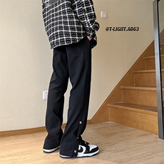 冬季加绒加厚美式高街排扣工装休闲裤货号K655常规P60加绒P65，男装休闲裤，电商A063