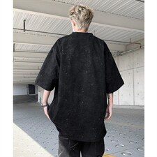 满天星亮片设计感金属字母短袖T恤男夏季网红半袖-H86047特P28，男装T恤，电商B289