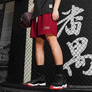破冰美式篮球短裤男华夫格速干健身三分裤复古休闲运动裤2025夏季图片