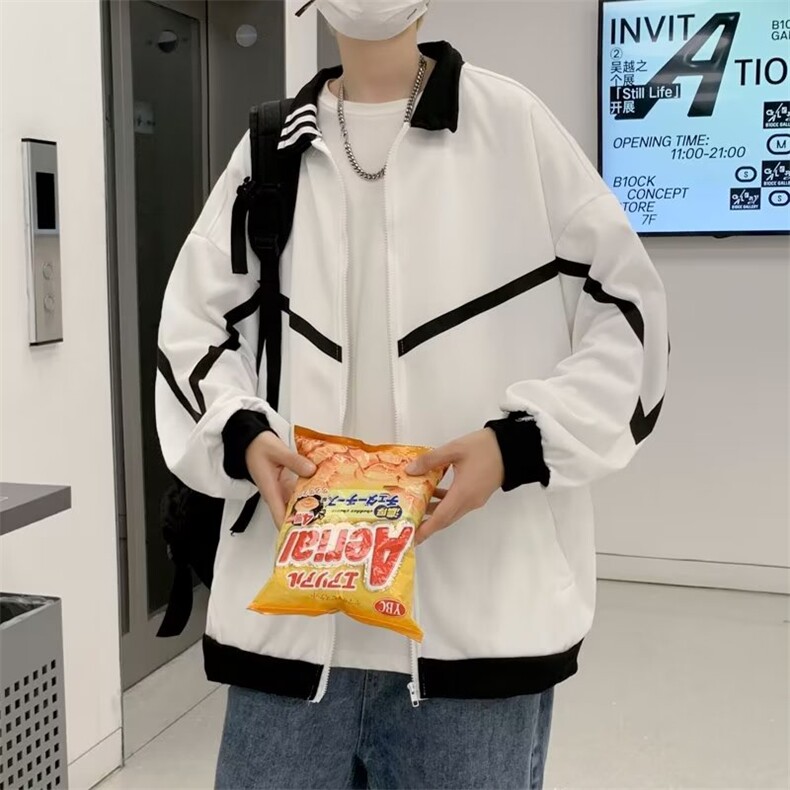 ins港风外套男秋季夹克运动美式棒球服上衣J5087P35,男装夹克,星座1116-2