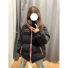 1506-1/MM3111/P76女士美式复古格子拼接棉服，男装棉衣，星座1506-1