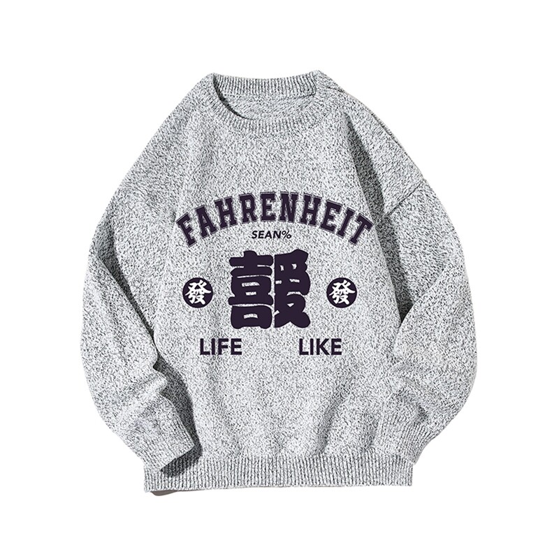 加厚加绒毛衣男大码毛线衣男针织衫M19256-P45加绒款-P65网格,男装针织衫/毛衣,电商A040A
